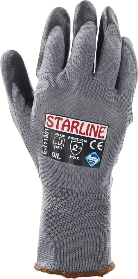 Starline E-111801 Ultra İnce Köpük Nitril İş Eldiveni (3121X) - Yüksek Hassasiyet