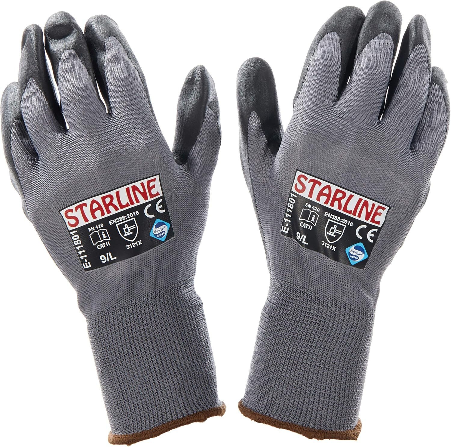 Starline E-111801 Ultra İnce Köpük Nitril İş Eldiveni (3121X) - Yüksek Hassasiyet