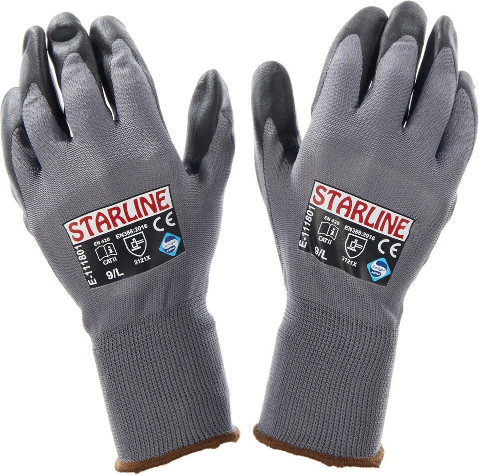 Starline E-111801 Ultra İnce Köpük Nitril İş Eldiveni (3121X) - Yüksek Hassasiyet