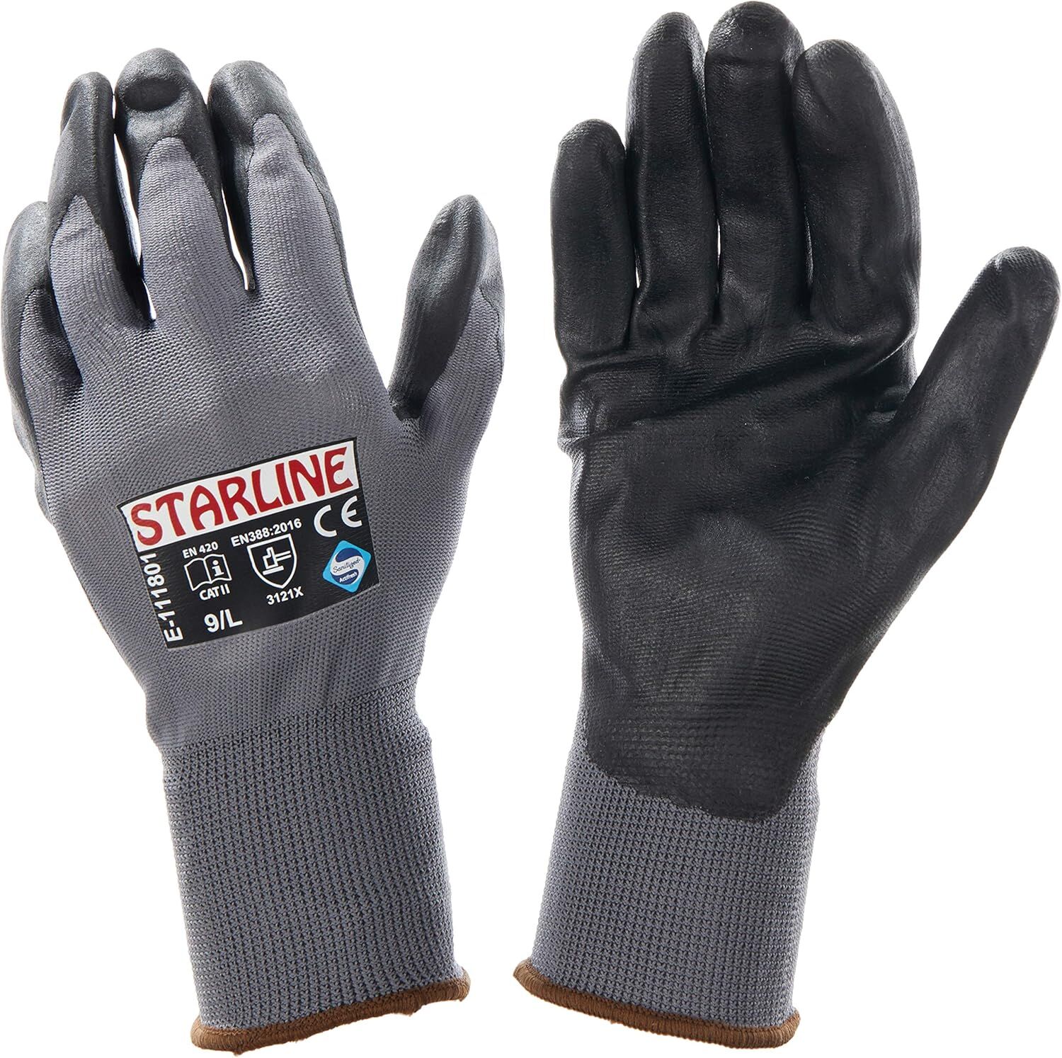 Starline E-111801 Ultra İnce Köpük Nitril İş Eldiveni (3121X) - Yüksek Hassasiyet