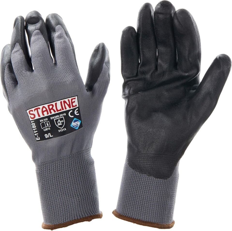 Starline E-111801 Ultra İnce Köpük Nitril İş Eldiveni (3121X) - Yüksek Hassasiyet