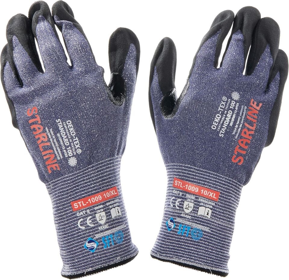 Starline STL-1009 C Seviye Kesilmez Köpük Nitril Eldiven (4X42C)