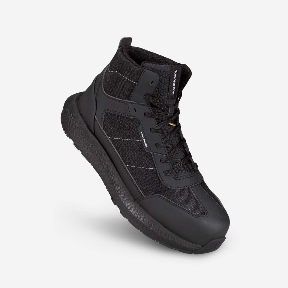 Zero All Black Boot | S3S | SR | ESD Kompozit Burun İş Botu