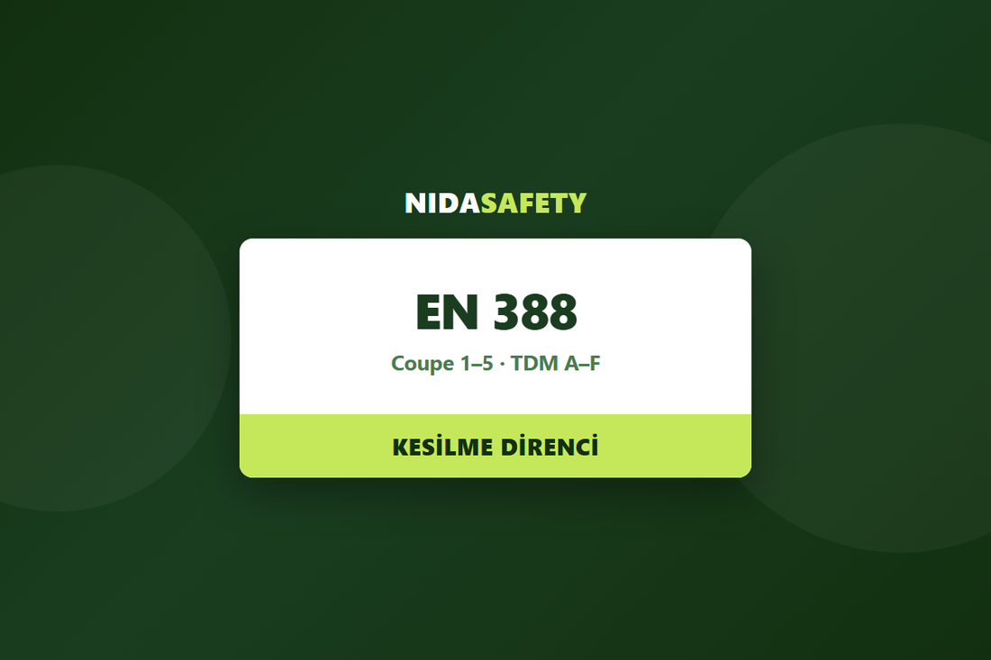 Kesilme dirençli eldiven seçimi — EN 388 seviyeleri