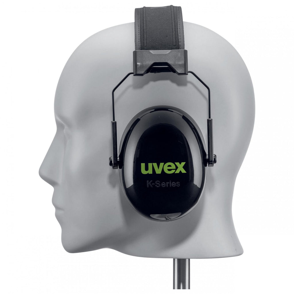 Uvex 2630010 K10 Katlanır Kafa Bantlı Kulaklık SNR 30 dB  Yeşil - Siyah iş güvenliği ekipmanı