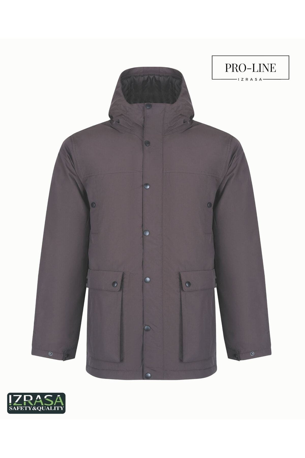 IZRASA™ ProLine 250 D Yırtılmaz Çok Fonksiyonlu Kahverengi Parka