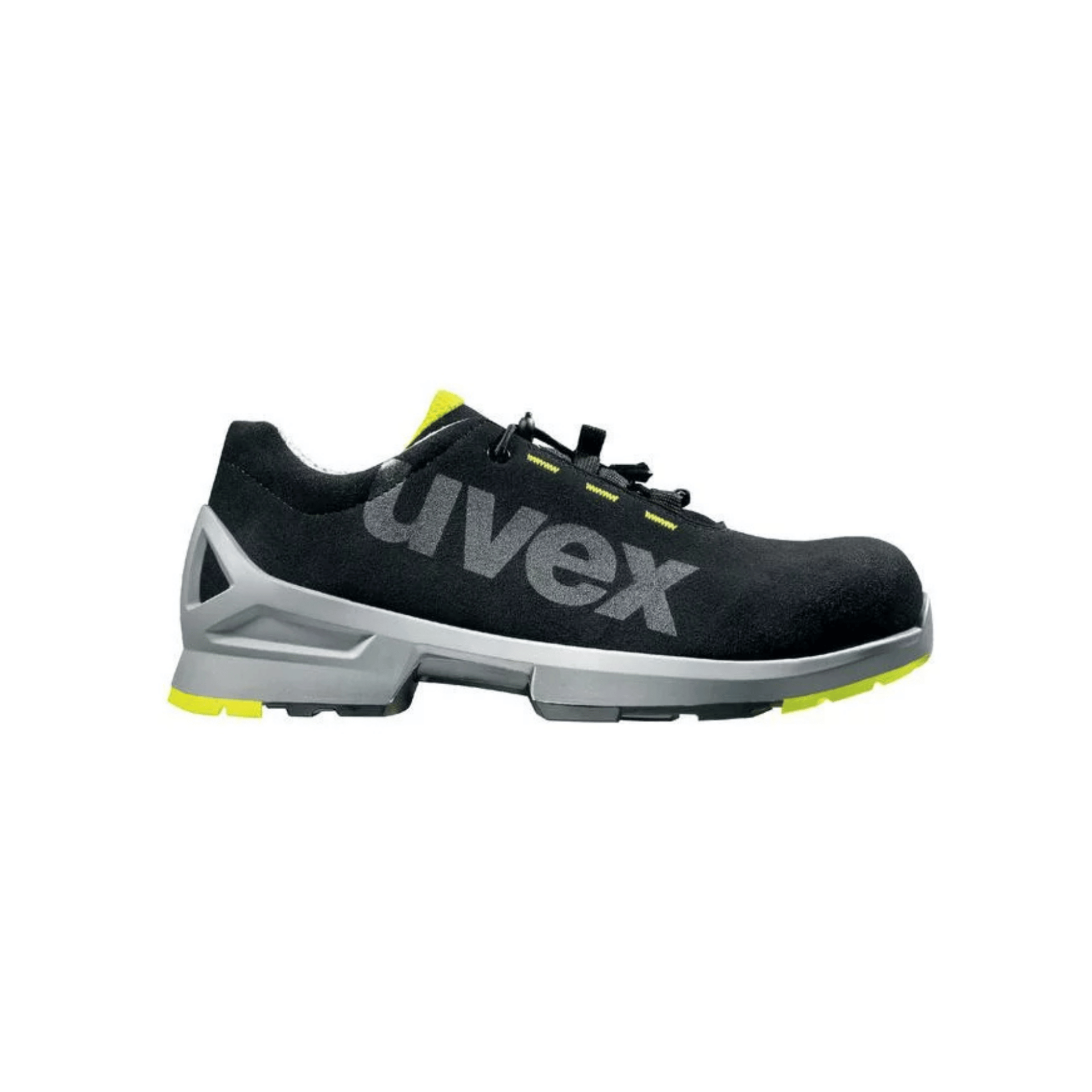Uvex 8544 S2 SRC ESD iş ayakkabısı ön detay ve özellik gösterimi