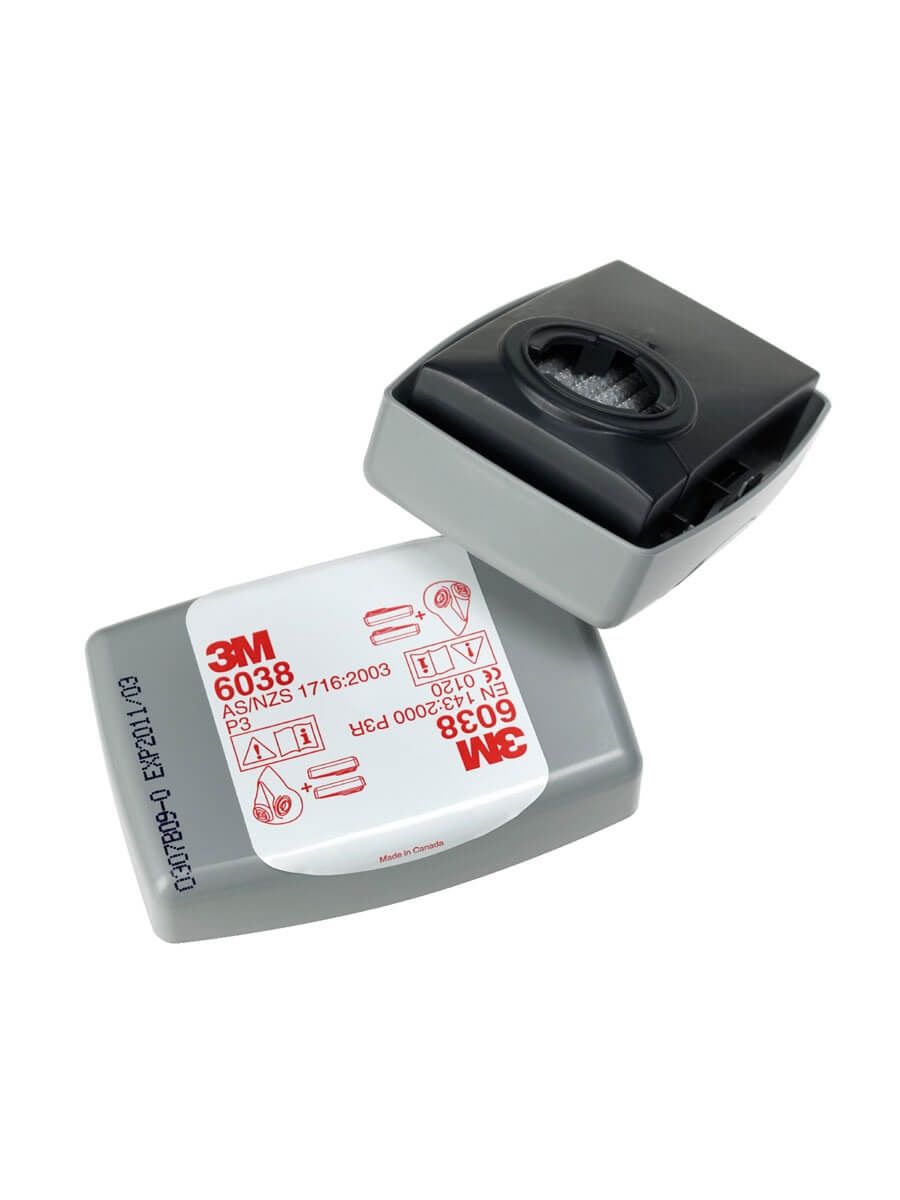 3M 6038 P3 R Organic-Ozone Solo Filter Twin Pack