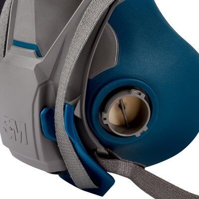 3M 6502QL maskesi hızlı açılır mandal mekanizması detay