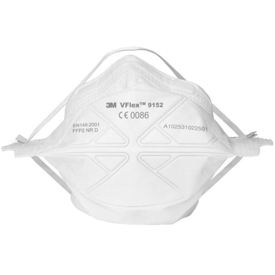 3M 9152E FFP2 Ventilsiz Maske 100 lü iş güvenliği ekipmanı