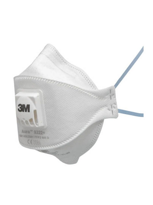 3M Aura 9322A FFP2 Ventilli Toz ve Sis Solunum Maskesi iş güvenliği ekipmanı