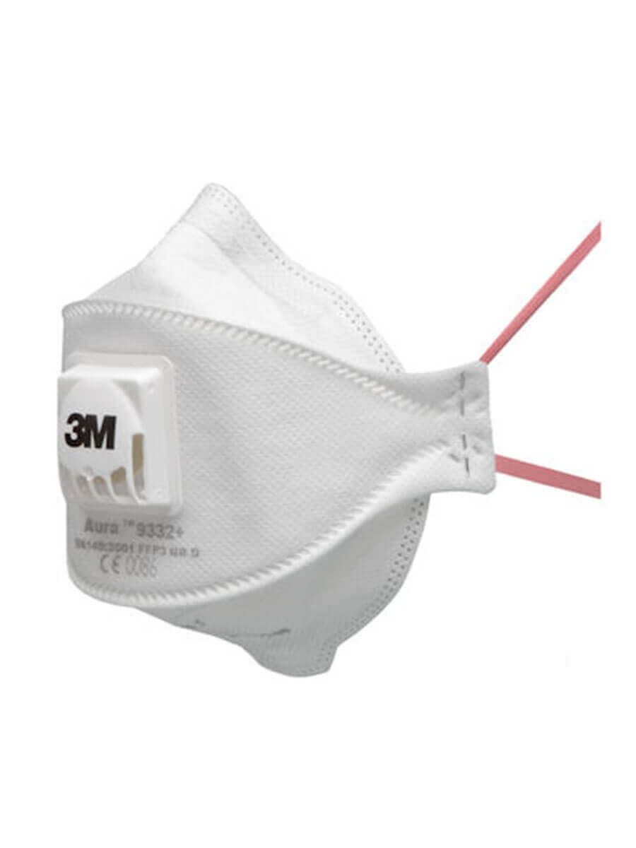 3M Aura 9332A FFP3 Ventilli Toz ve Sis Solunum Maskesi iş güvenliği ekipmanı
