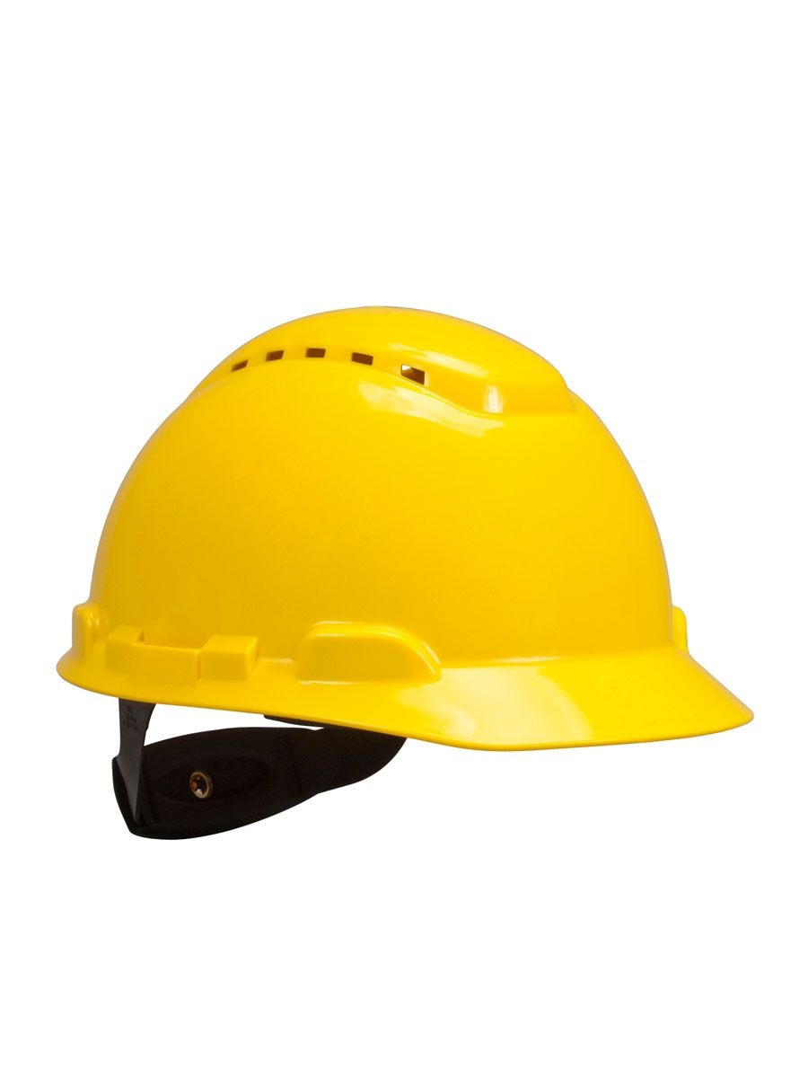 3M H700NGU Sarı Baret Mandallı Havalandırmalı Plastik Ter Bantlı iş güvenliği ekipmanı