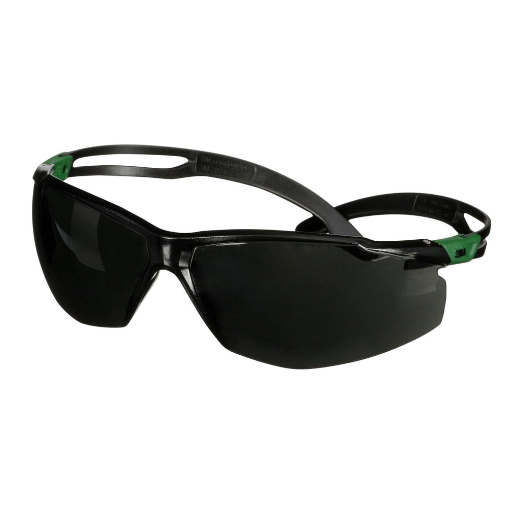 3M SF550ASP-GRN SecureFit 500 Kaynak Gözlüğü, IR 5.0 Gri Lens, Çizilmeye Dayanıklı (K)