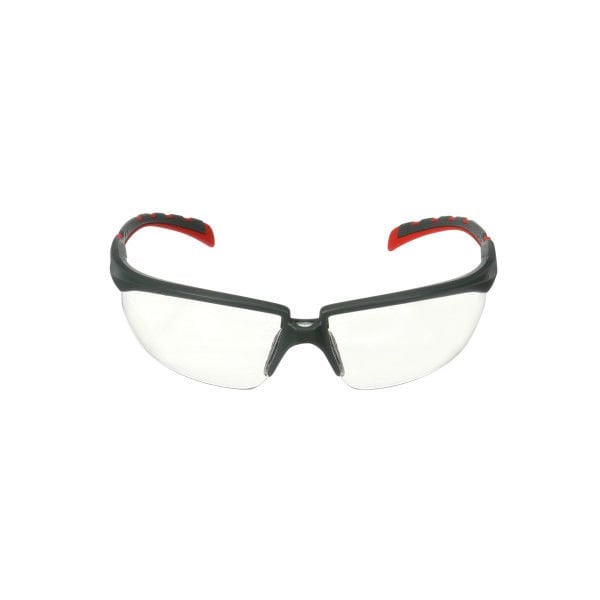 3M Solus S2001SGAF-RED, 2000 Serisi, Buğulanmaz Şeffaf AF-AS lens iş güvenliği ürünü