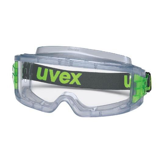 Uvex Ultravision Gözlük Kimyasal İş Gözlüğü Ayarlanabilir Kafa Bandı Şeffaf Lens iş güvenliği ekipmanı