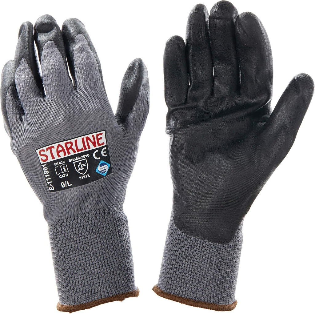 Starline E-111801 Ultra İnce Köpük Nitril İş Eldiveni (3121X) - Yüksek Hassasiyet koruyucu ürün görseli