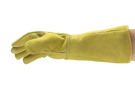 Ansell AN 43-216 ActivArmr Kaynak İş Eldiveni Split Sığır Derisi Koton  Kevlar iş güvenliği ekipmanı