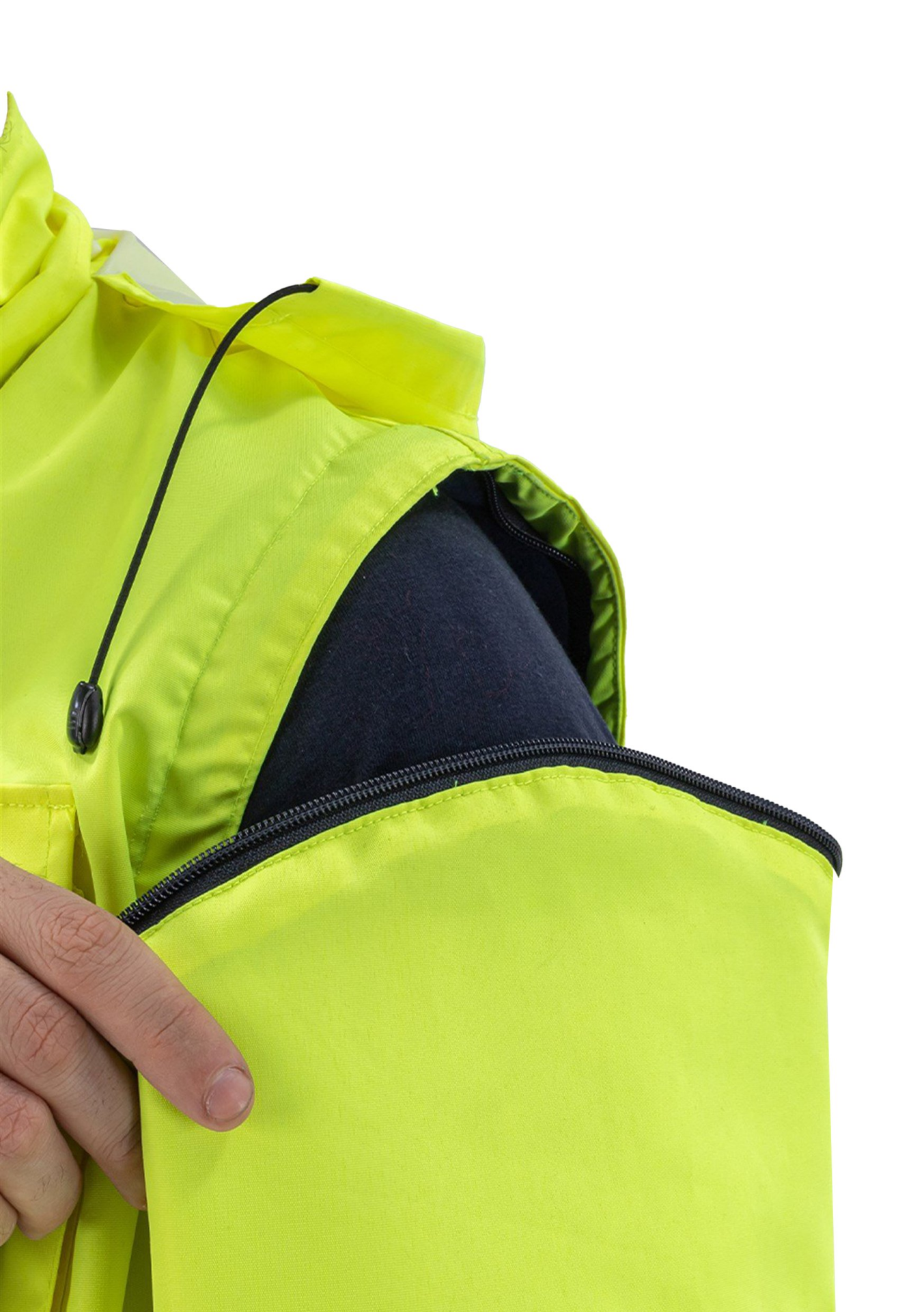 Alaska Hi-Vis 2 in 1 Mont Reflektörlü Polar Astar  300D Oxford PU Kaplı iş güvenliği ürünü