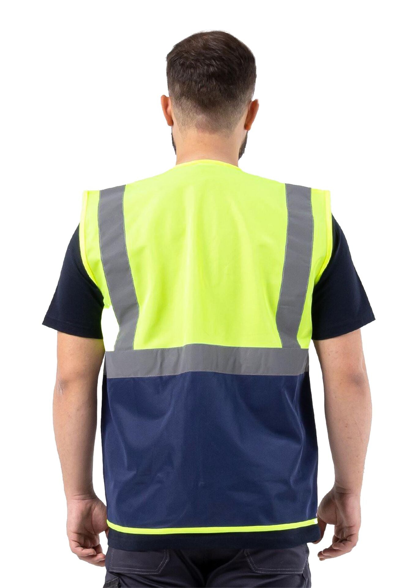 Alaska Hi-Vis Reflektörlü Mühendis Yelek 125 Gr iş güvenliği ekipmanı