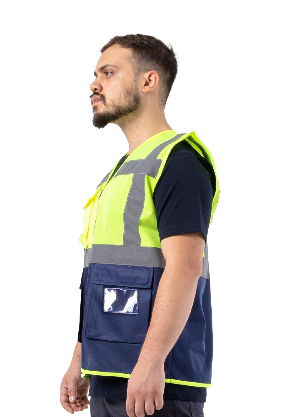 Alaska Hi-Vis Reflektörlü Mühendis Yelek 125 Gr iş güvenliği ürünü