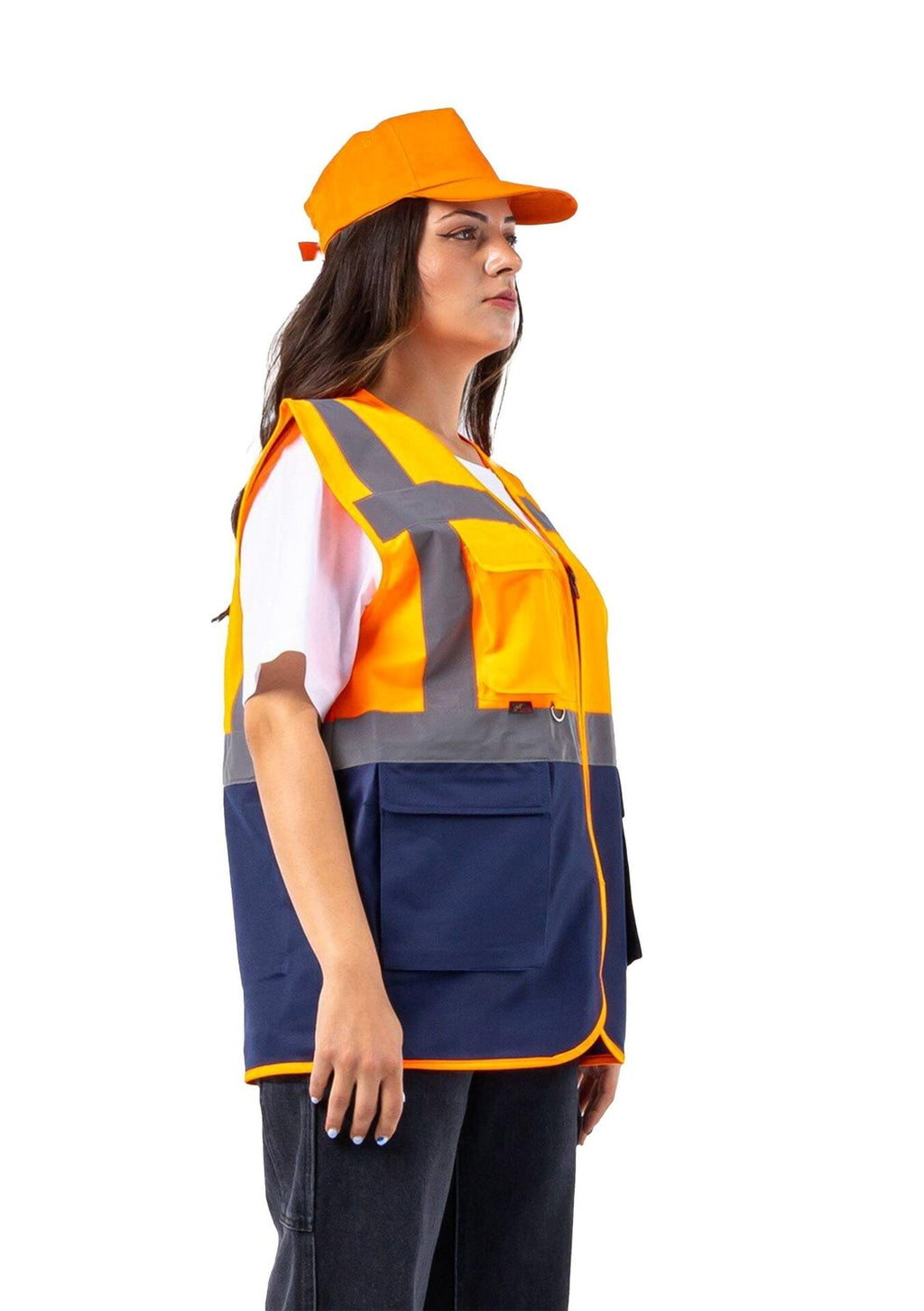 Alaska Hi-Vis Reflektörlü Mühendis Yelek 125 Gr iş güvenliği ürünü