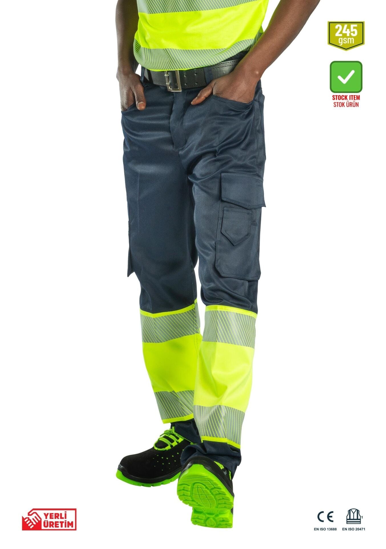 Alaska Hi-Vis Pantolon Reflektörlü İş Pantolonu iş güvenliği ekipmanı