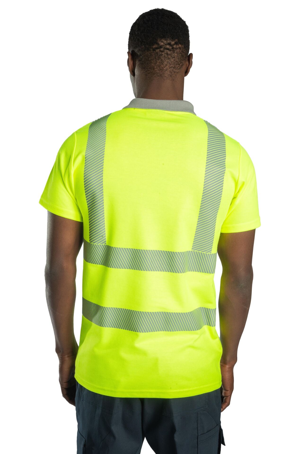Alaska Hi-Vis Polo T-Shirt Neon Sarı Reflektörlü iş güvenliği ürünü