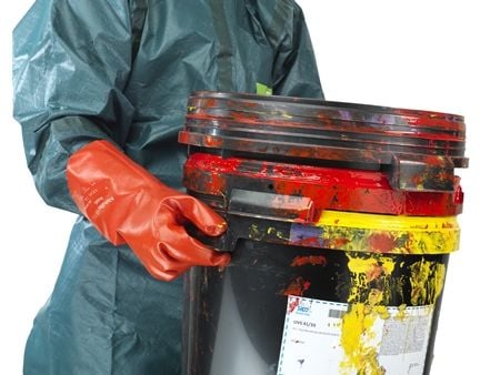 Ansell AN 15-554 Alphatec PVA Kaplı Kimyasal İş Eldiveni Uzunluk: 355 Kalınlık koruyucu ürün görseli