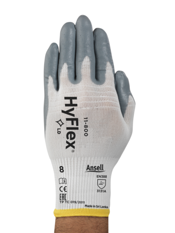 Ansell Hyflex 11-800 Köpük Nitril Montaj İş Eldiveni (Gıdaya Uygun) iş güvenliği ekipmanı