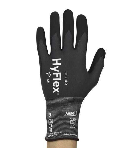 Ansell Hyflex 11-840 Köpük Nitril Genel Amaçlı İş Eldiveni iş güvenliği ekipmanı