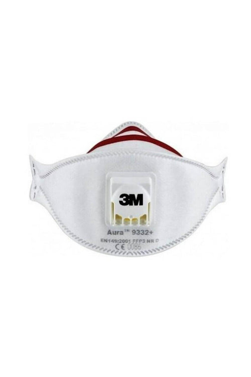 3m Aura 9332 Ffp3 Ventilli Solunum Koruyucu Maske - 10`lu Paket iş güvenliği ekipmanı