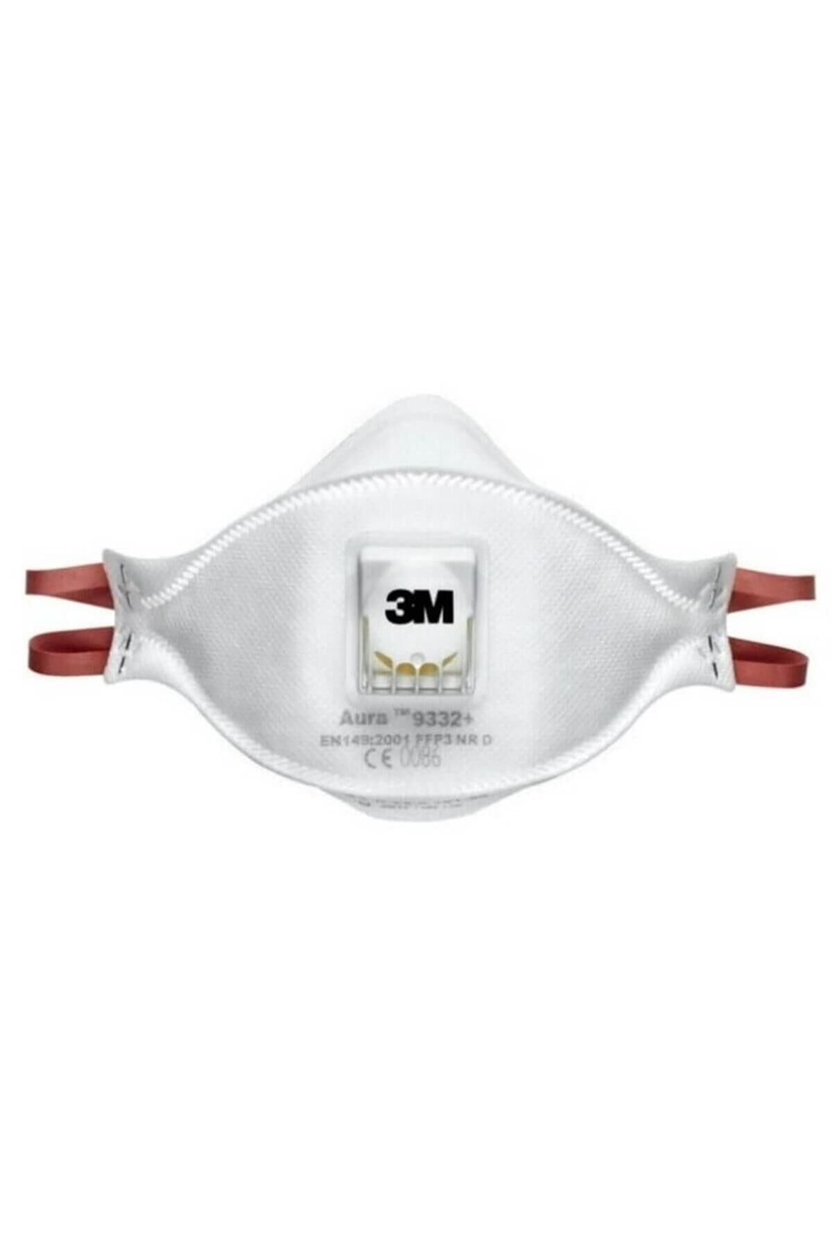 3m Aura 9332 Ffp3 Ventilli Solunum Koruyucu Maske - 10`lu Paket koruyucu ürün görseli