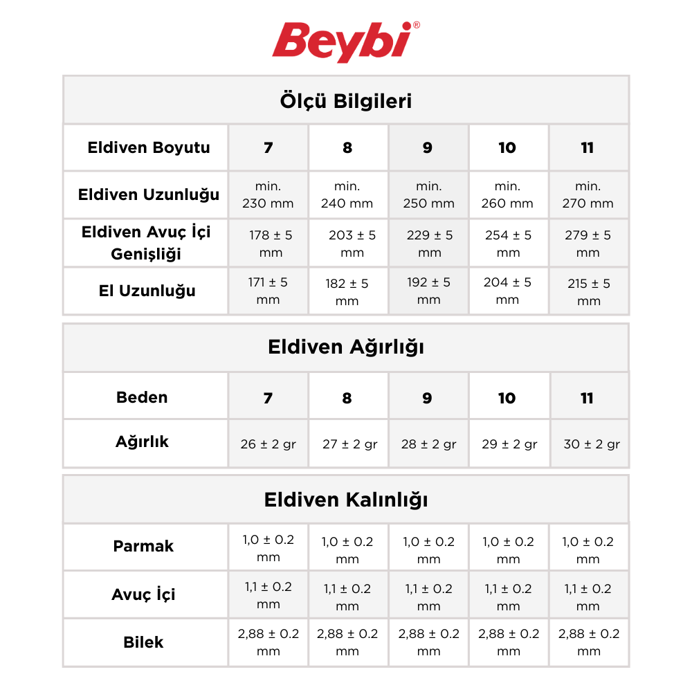 Beybi Kn1 Pamuk Sarı Nitril İş Eldiveni