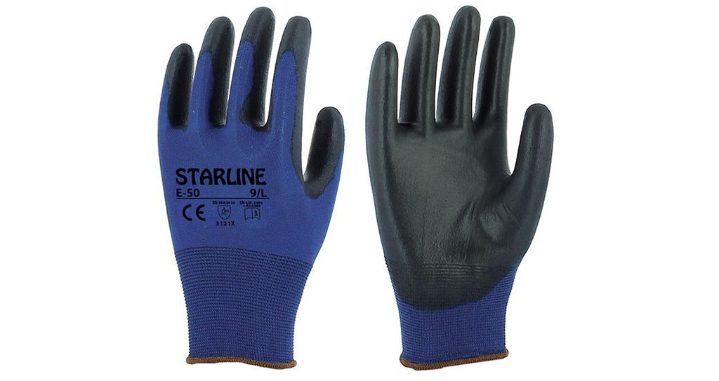 Starline E-50 PU (Poliüretan) Kaplı 18G Hassas İş Eldiveni (3121X) iş güvenliği ekipmanı