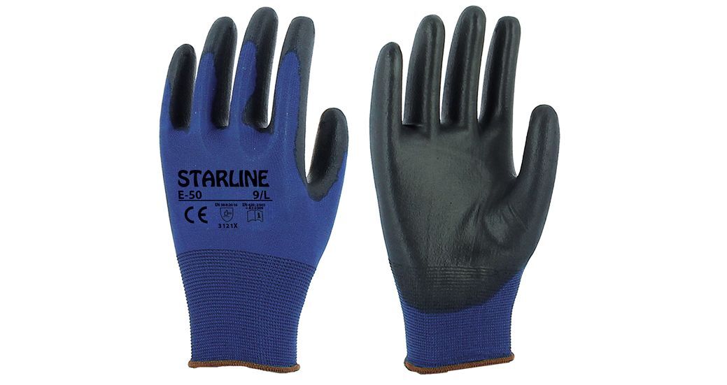 Starline E-50 PU (Poliüretan) Kaplı 18G Hassas İş Eldiveni (3121X) iş güvenliği ekipmanı