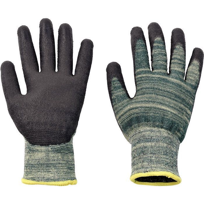 Honeywell 2232523 Sharpflex PU,B Kesilme Dayanımlı Kevlar®, Siyah Poliüretan iş güvenliği ekipmanı