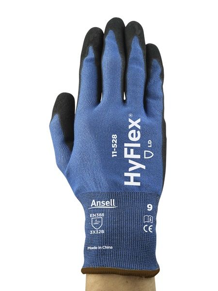 Ansell AN 11-528 Hyflex NBR Köpük Kaplama B Kesilmez Eldiven iş güvenliği ürünü
