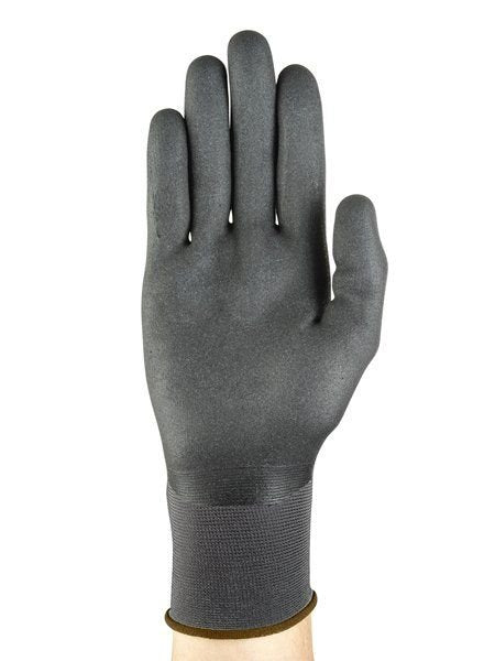 Ansell AN 11-849 Hyflex Fortix İnce Köpük Nitril Kaplama 100 ° Isı Dayanımı EN407 iş güvenliği ürünü