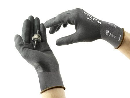Ansell AN 11-849 Hyflex Fortix İnce Köpük Nitril Kaplama 100 ° Isı Dayanımı EN407 iş güvenliği ekipmanı