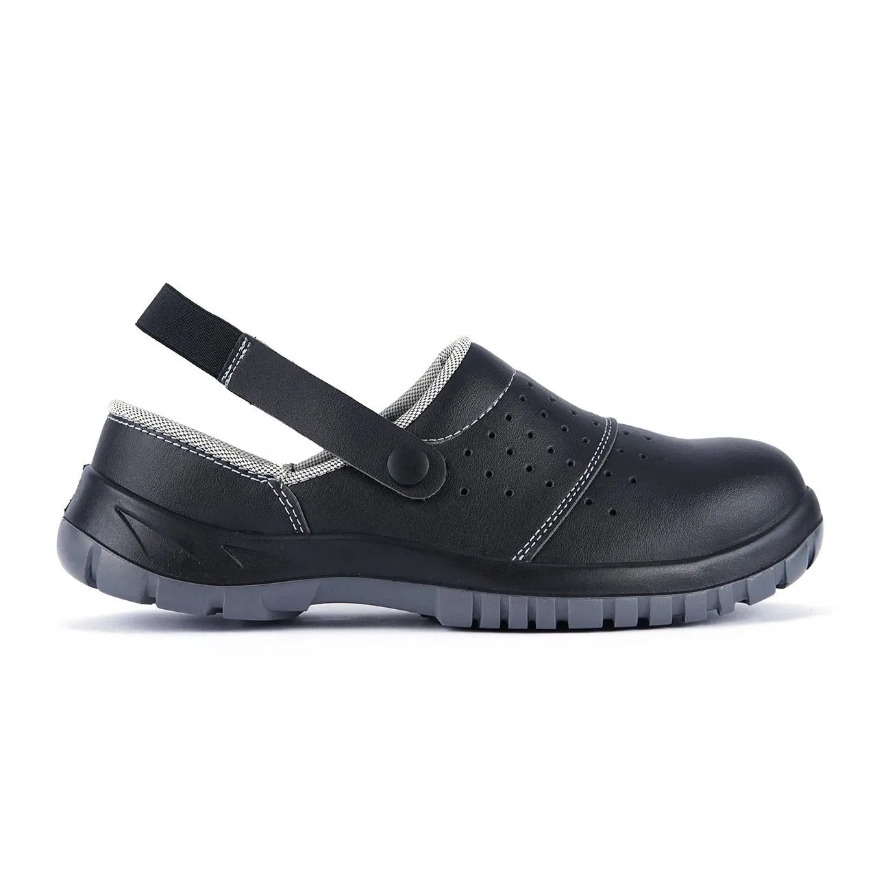 Mekap Slipper 210-03 S1 SRC Çelik Burun Sabo İş Terliği | İş Güvenlik Terliği| Siyah