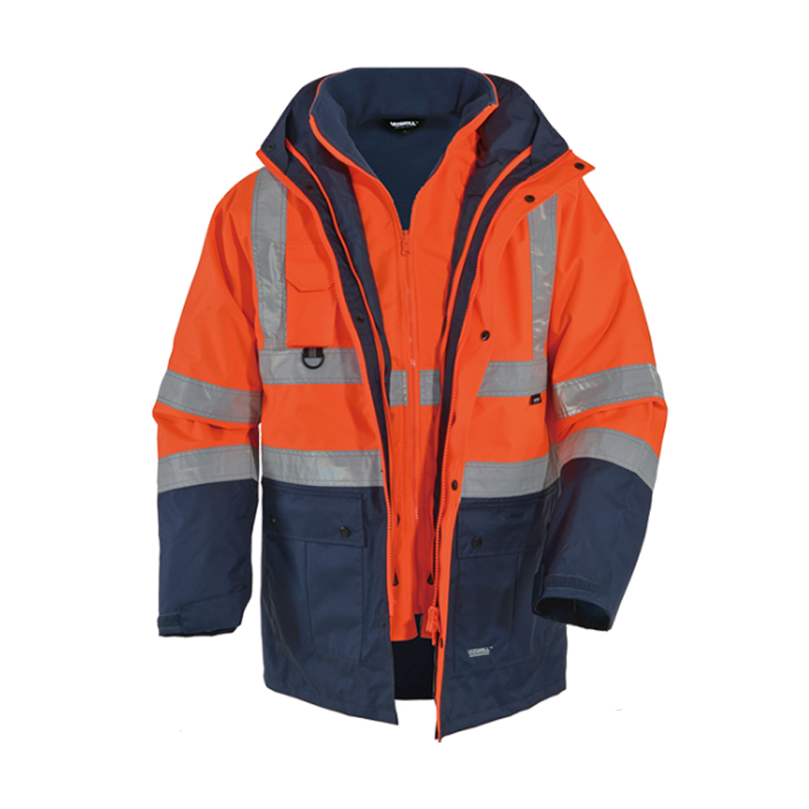 Vizwell™ 300 D Oxford Reflektörlü 5+1  Parka iş güvenliği ekipmanı