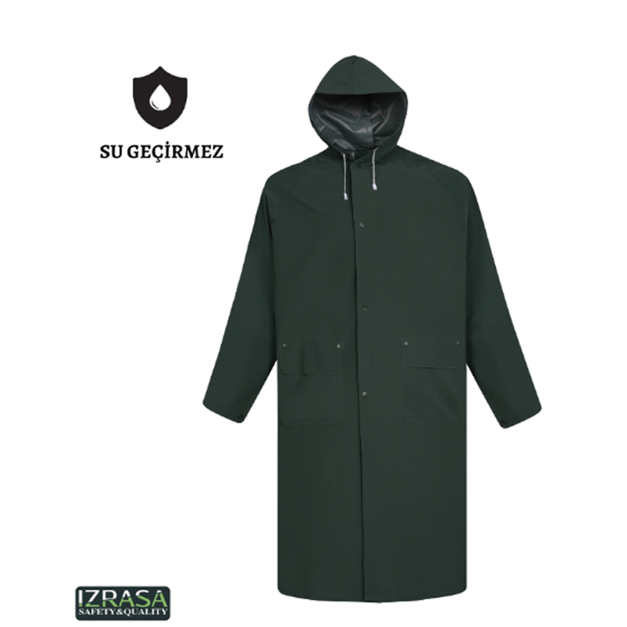IZRASA™ PVC 32 MM Astarlı Uzun Yağmurluk koruyucu ürün görseli