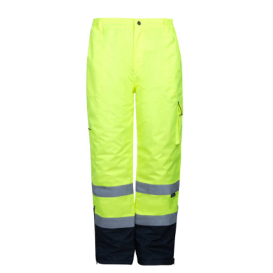 IZRASA™ 300 D Oxford İçi Kapitoneli Reflektörlü Neon Pantolon iş güvenliği ekipmanı