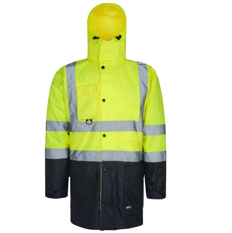 IZRASA™ 300 D Oxford 5+1 Reflektörlü Parka 5 Farklı Kullanım Modeli iş güvenliği ürünü