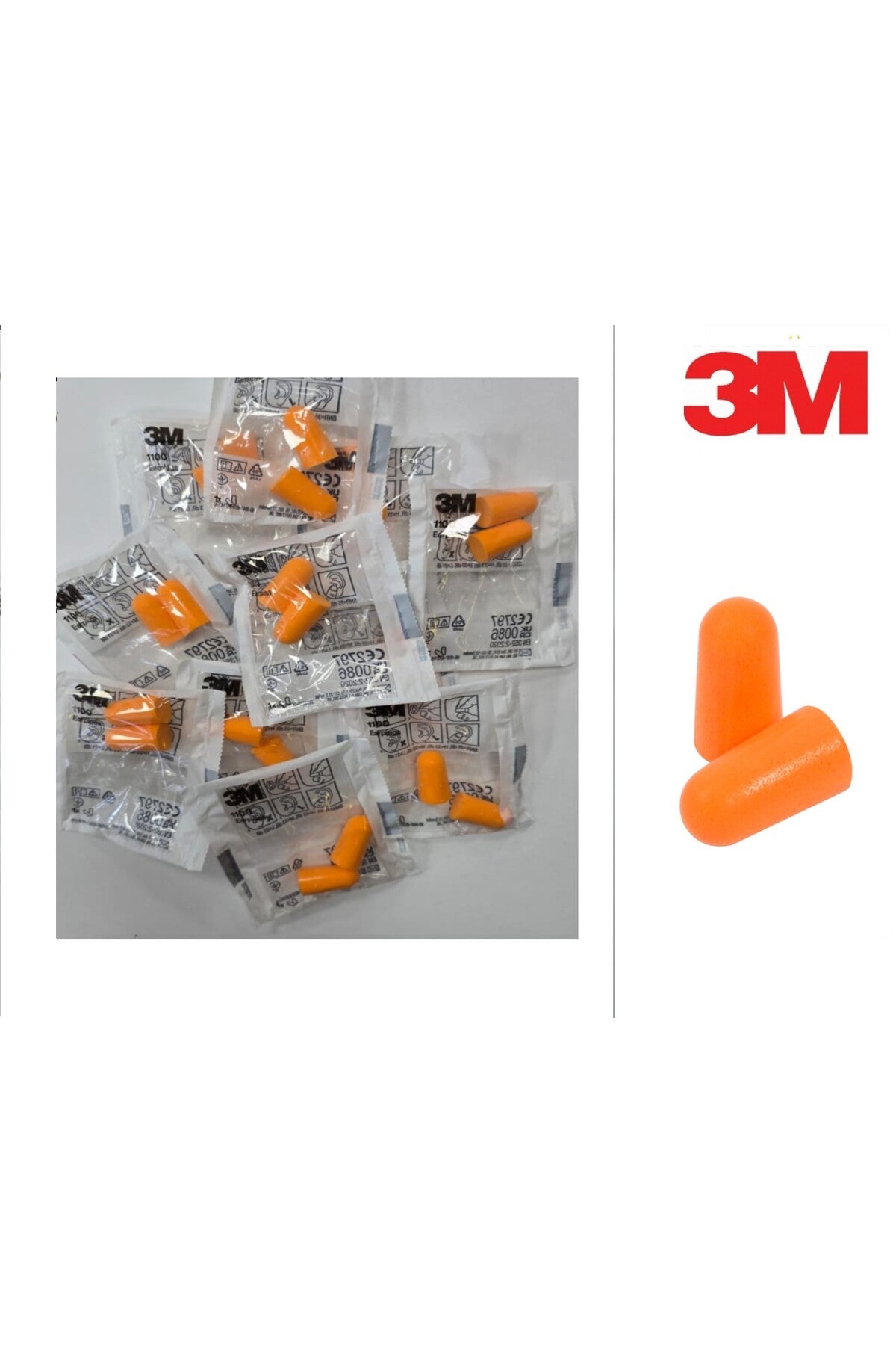 Orjinal 1100 Çift Çift Paketli Kulak Tıkacı 30 (Çift)