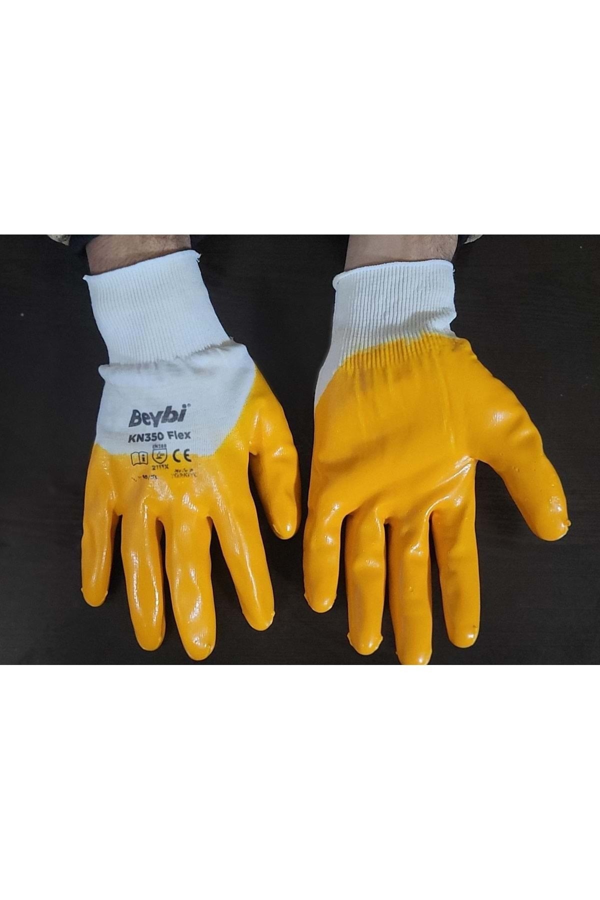 Beybi KN350 Pamuk Astarlı Nitril Eldiven