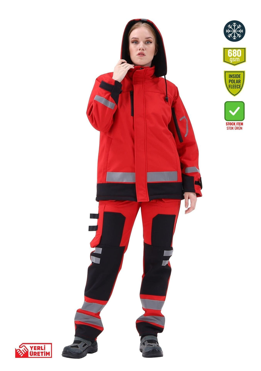 Arrowstar Softshell Mont Reflektörlü iş güvenliği ekipmanı