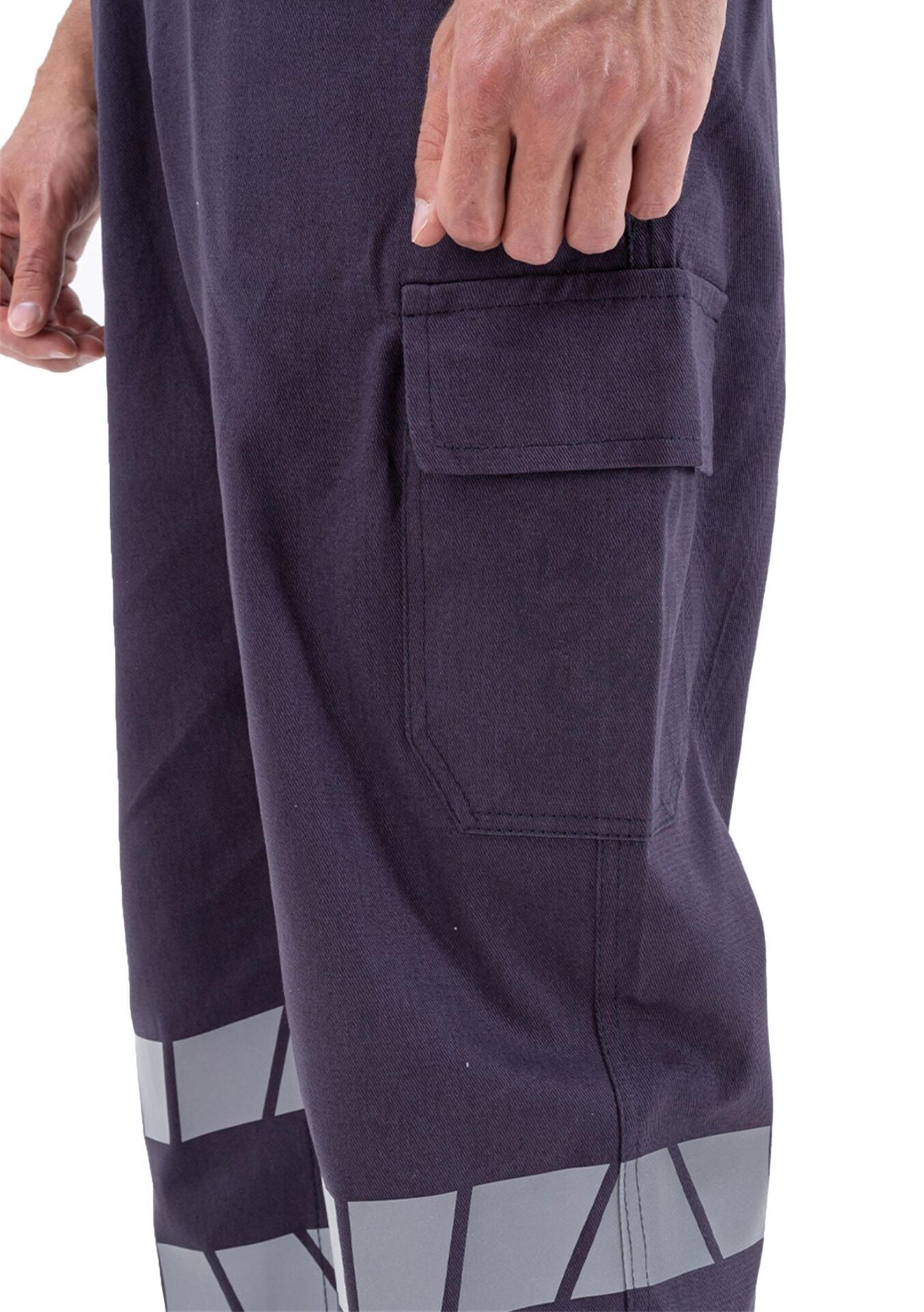 Safesawa Bahçıvan Tulum - İş Tulumu Pamuklu Gri 245 gsm iş güvenliği ekipmanı