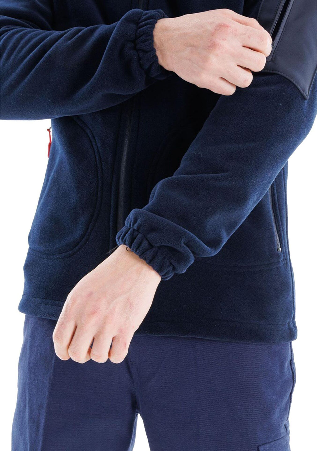 Safesawa Carlo Softshell Omuzlu Polar Ceket Lacivert 280 gsm iş güvenliği ürünü